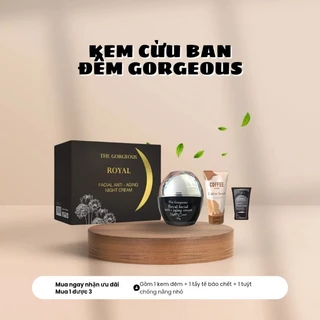 KEM CỪU ĐÊM PHIÊN BẢN UPDATE MÚI XÙ TRẮNG DA - DÀNH CHO DA CHAI LÌ  ( Gồm 3 món : kem cừu + chống nắng+ tẩy da chết)