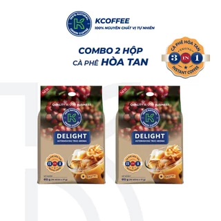 [Combo 2 Túi] Cà phê sữa hòa tan K Delight 3in1 612g/túi 36 gói thương hiệu K Coffee