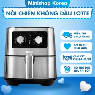 [ BH 1 NĂM ] Nồi Chiên Không dầu Chống Dính Lotte LTS-AF5SM Cao Cấp, Công Suất 1700W, Dung Tích 5,5L