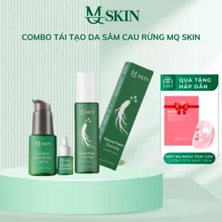 Combo tái tạo da sâm cau rừng MQ SKIN 30ml