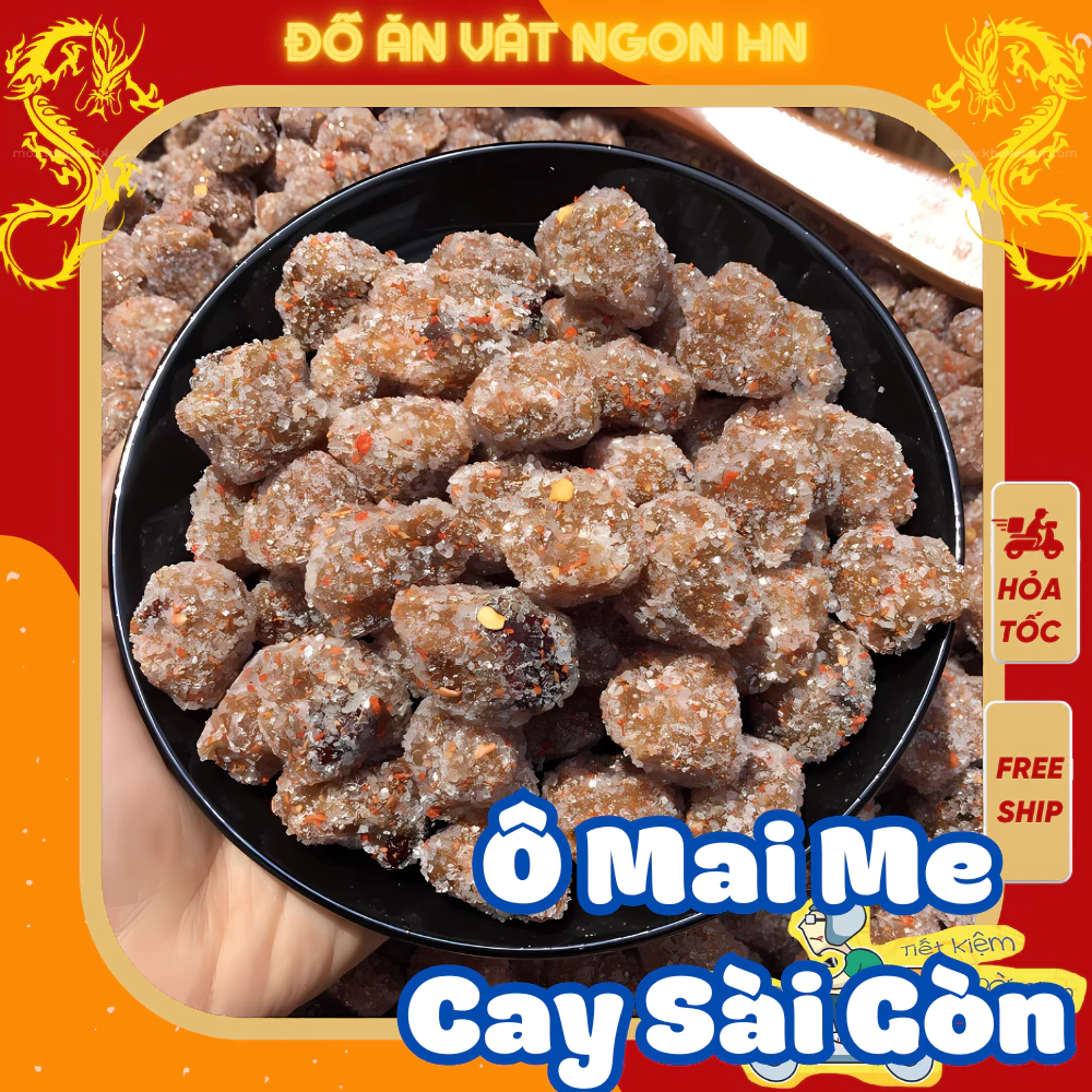 Ô mai me cay đồ ăn vặt ngon hấp dẫn giá rẻ