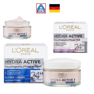 L'ORÉAL PARiS Kem dưỡng ngày, đêm Hydra Active 3, 50ml