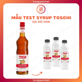 Mẫu thử mẫu test Syrup Toschi - Chai 100ml