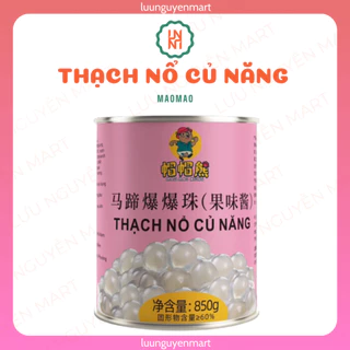 Thạch nổ củ năng MAO MAO - Lon 850gr