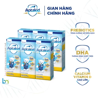 2 LỐC SỮA CÔNG THỨC PHA SẴN APTAKID UHT 180ML - DINH DƯỠNG VƯỢT TRỘI TỪ DANONE