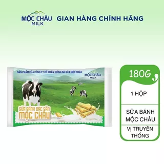 Combo 5 gói Bánh Sữa Cô Đặc Nguyên Chất Mộc Châu Milk - Gói 200g (14 chiếc/1 gói)