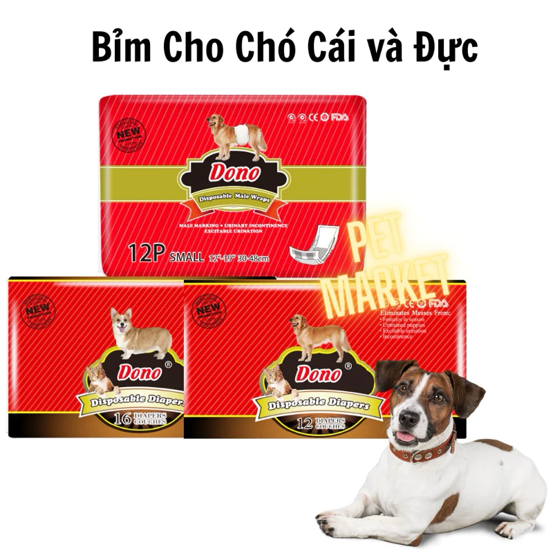 BỈM TÃ QUẦN CHO CHÓ MÈO DONO MỌI GIỚI TÍNH