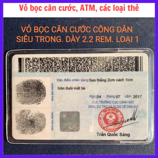 Vỏ Bọc Bảo Vệ Chip Thẻ CCCD/ CMT, Bao Túi Đựng Thẻ Sinh Viên, Nhân Viên, Học Sinh CMND chống trầy xước