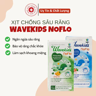 Xịt răng miệng wavekids NoFlo chống sâu răng,viêm nướu,làm sạchngăn ngừa sâu răng