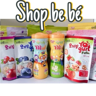 Tổng hợp bánh ăn dặm Mom's Care Hàn Quốc cho bé từ 6 tháng. Bánh ăn dặm giàu dinh dưỡng Shop be bé