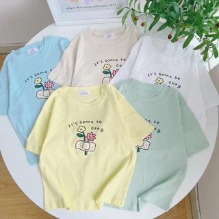 Áo thun baby tee nữ áo thun babytee tay ngắn cổ tròn chất thun cotton 2 chiều áo thun baby hottrend IT GONNA