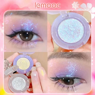 Eyeshadow Pearlescent sequins lâu dài không trang điểm hoàn thành màu mắt đơn sắc