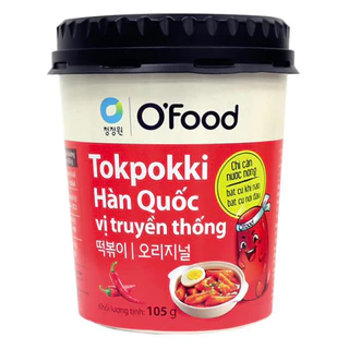 Bánh Gạo Tokpokki O'Food Ly 105G