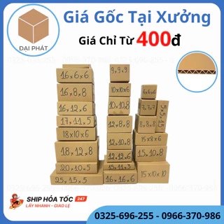 Thùng carton , Hộp ship cod size lớn, thùng giấy đóng hàng nhiều kích thước - số lượng 1 thùng