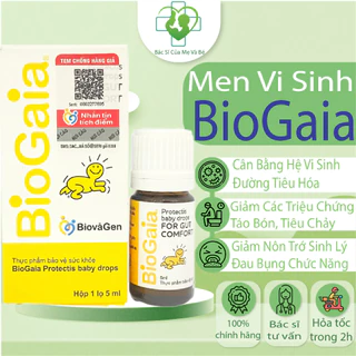 Men vi sinh BioGaia ProTectis Drops cải thiện hệ tiêu hóa xuất xứ Thụy Điển dung tích 5ml