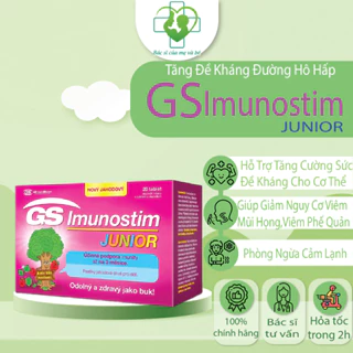 Viên Ngậm Tăng Đề Kháng GS Imunostim junior - Viên Ngậm Cây Sồi Hỗ Trợ Tăng Đề Kháng Hô Hấp Cho Trẻ Green Swan