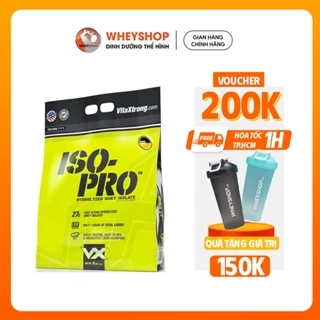 [ Freeship + Quà tặng ] Sữa dinh dưỡng tăng cơ VitaXtrong ISO Pro 8Lbs (3.6kg)