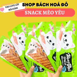 Snack Mèo Yêu Cá Hằng Đại, Snack Cay Cay đồ ăn vặt tuổi thơ bách hoá đô