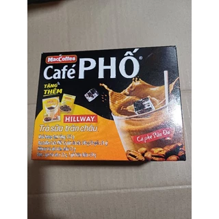 Hộp cà phê sữa  hòa tan PHỐ 10 gói