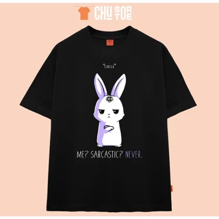 Áo thun unisex nam nữ Circle Thỏ cute 77 form rộng dễ thương 100% cotton 2 chiều - Chu Store SG