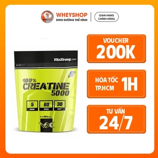 Bột uống hỗ trợ tăng sức mạnh VitaXtrong 100% Pure Creatine 5000 - WHEYSHOP VN