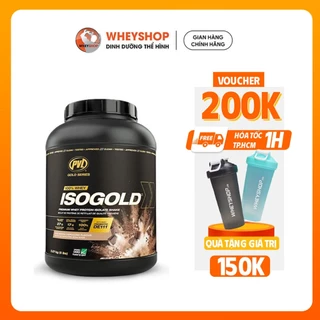 [ Freeship + Tặng Bình ] Sữa bột đạm protein PVL ISO GOLD 5lbs (2.3kg) - WHEYSHOP VN