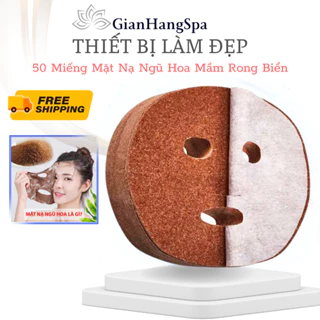 50 miếng mặt nạ ngũ hoa mầm rong biển giá sỉ tốt nhất cho chị em hay dùng tại nhà spa