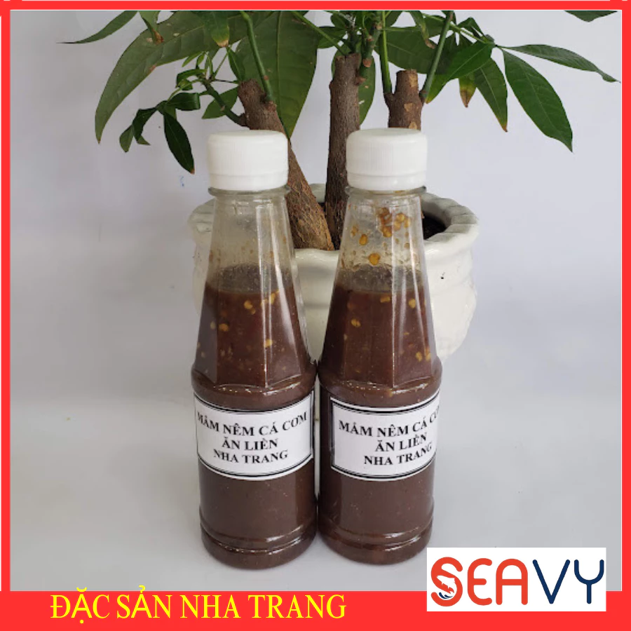 Mắm nêm cá cơm Nha Trang chế biến sẵn dùng thơm ngon, đặc sản địa phương chai 300ml - Seavy