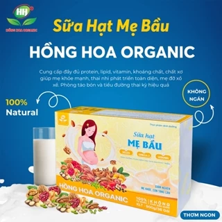 Sữa Hạt Mẹ Bầu 900g- Hồng Hoa Organic - 31 Vị Hạt Tốt Nhất Cho Mẹ Bầu - Mẹ Xinh Bé Khỏe