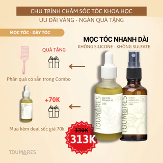 Combo dầu ủ tóc, serum dưỡng tóc giúp mọc tóc nhanh dài, dày mềm chắc khỏe