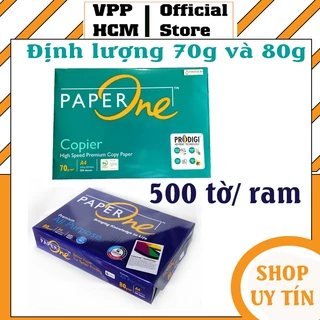 [Hỏa Tốc] Giấy in A4 Paper One hàng chính hãng 500 tờ - Giấy in photocopy cao cấp giá rẻ TPHCM