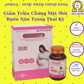 Viên Lcosurelac Giảm Ốm Nghén, Buồn Nôn, Mệt Mỏi Trong Thời Kỳ Mang Thai