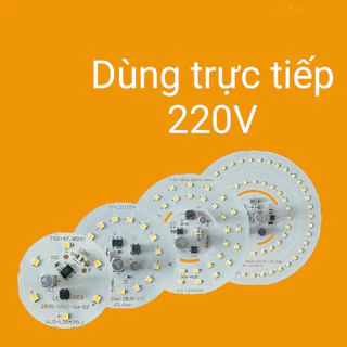 Chíp led tròn 220V liền driver có rãnh