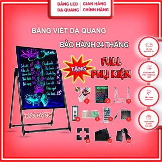 Bảng Led Huỳnh Quang, Bảng Viết Dạ Quang, Bảng Led Viết Tay ( Tặng kèm combo 10 món phụ kiện)