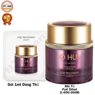 Combo 10 gói Kem chống lão hóa cải thiện nếp nhăn Baby Collagen  Ohui Age Recovery