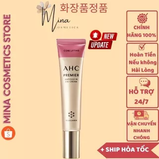 Kem mắt AHC season 10 ten revolution real eye cream for face 12ml & 30ml Hàn Quốc / Kem Giảm nhăn và giảm thâm mắt AHC
