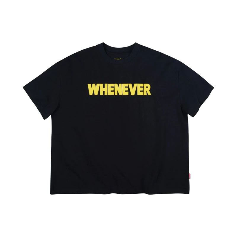 “WHENEVER” BASIC PUFF T-SHIRT SS24 / YELLOW