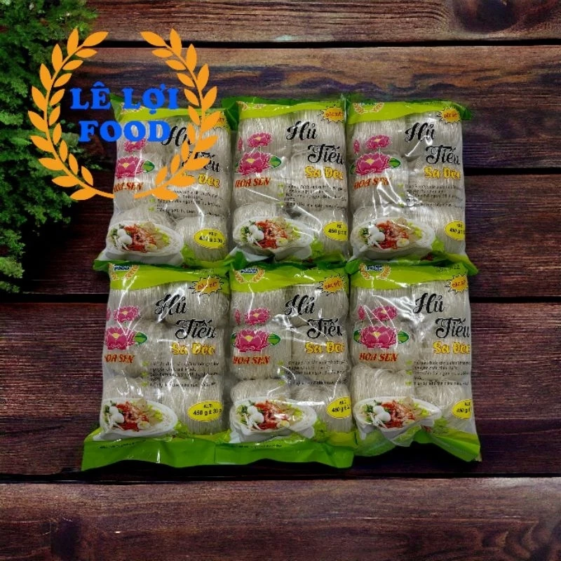 Combo 6 gói Hủ Tiếu Khô Sadec -Hủ Tiếu Dai -Hủ Tiếu Bột Lọc