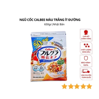 Ngũ Cốc Dinh Dưỡng Calbee Trắng Ngũ cốc giảm cân Nhật Bản Gói 600g