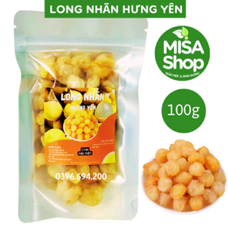 100gr Long Nhãn Hưng Yên Sấy Khô MISA Shop, Dùng Nấu Chè, Làm Trà Táo Đỏ Long Nhãn