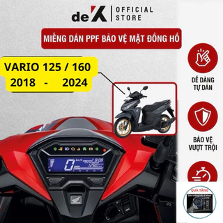 dán xe VARIO 125 - 160 .Miếng dán PPF bảo vệ mặt đồng hồ xe honda Vario 2018 -  2024 bảo vệ xe vario 125 -160.