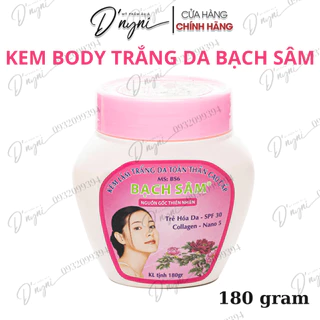 Kem Dưỡng Trắng Da Toàn Thân Cao Cấp BẠCH SÂM 180g