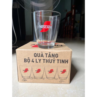 Bộ ly thủy tinh Nescafe