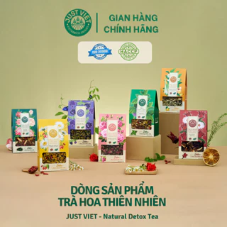 TRÀ DETOX DƯỠNG NHAN THIÊN NHIÊN, QUÀ TẶNG CAO CẤP JUST VIET