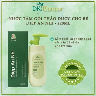 Nước tắm gội thảo dược cho bé Diệp An Nhi - DK Pharma - 220ml