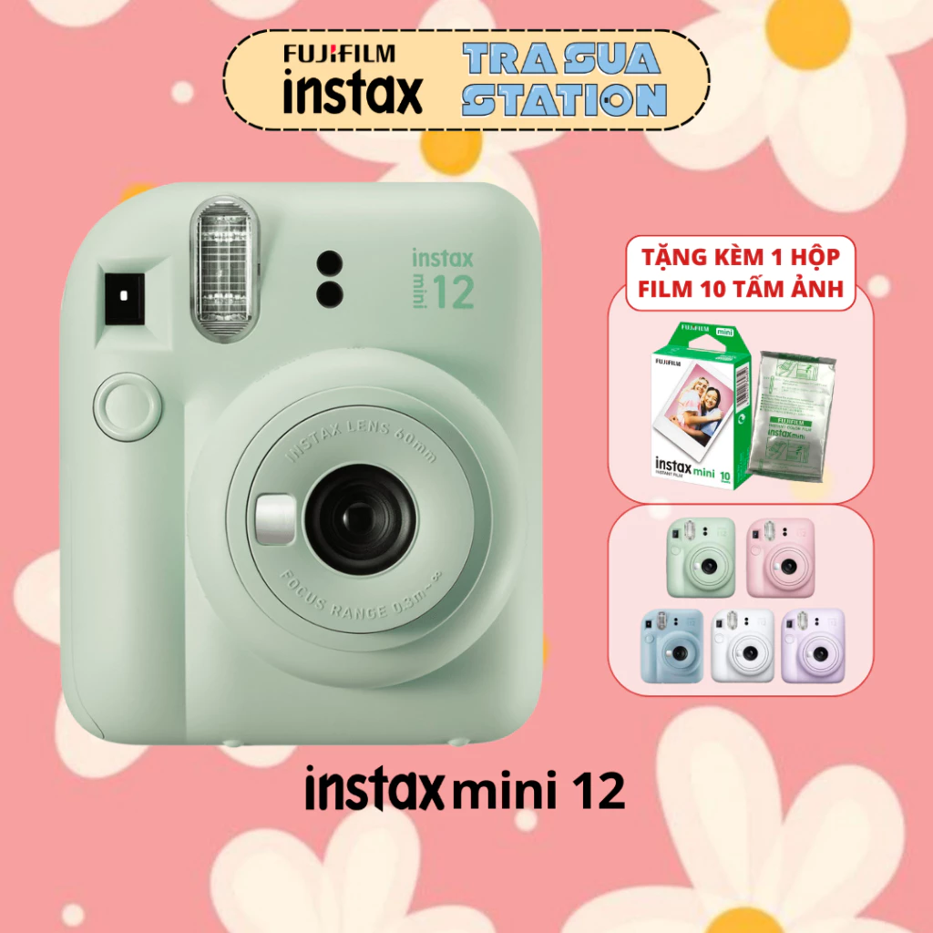 Instax Mini 12 - Mini 11 - Máy ảnh lấy ngay Fujifilm Chính hãng - BH 1 năm