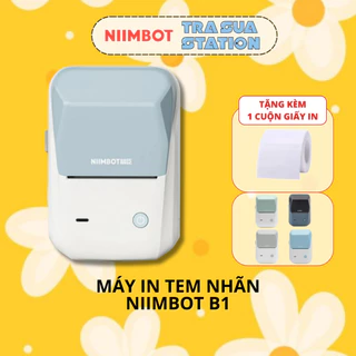 NIIMBOT B1 Máy in nhãn kiểu dáng vintage Bluetooth in label cho kinh doanh online, văn phòng và gia đình - Bảo hành 12T