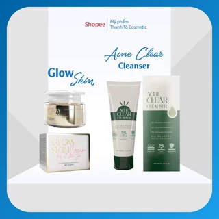 Kem Face Glow Skin New và Sữa Rửa Mặt Acne Claer Clenser | Thanh To Cosmetic