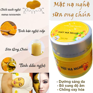 Mặt nạ nghệ sữa ong chúa (hũ 50g)