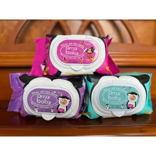 Khăn ướt cao cấp AMY BABY Set 5 Gói lớn Kháng khuẩn, Không mùi, Khổ khăn siêu lớn 18*24cm - VinaSua